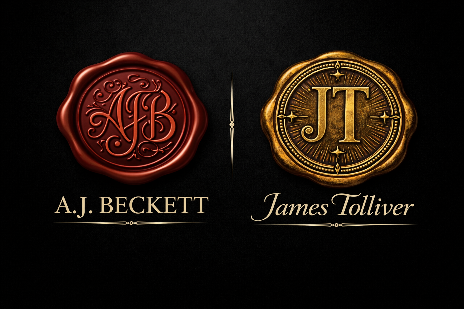 A.J. Beckett and James Tolliver brand marks